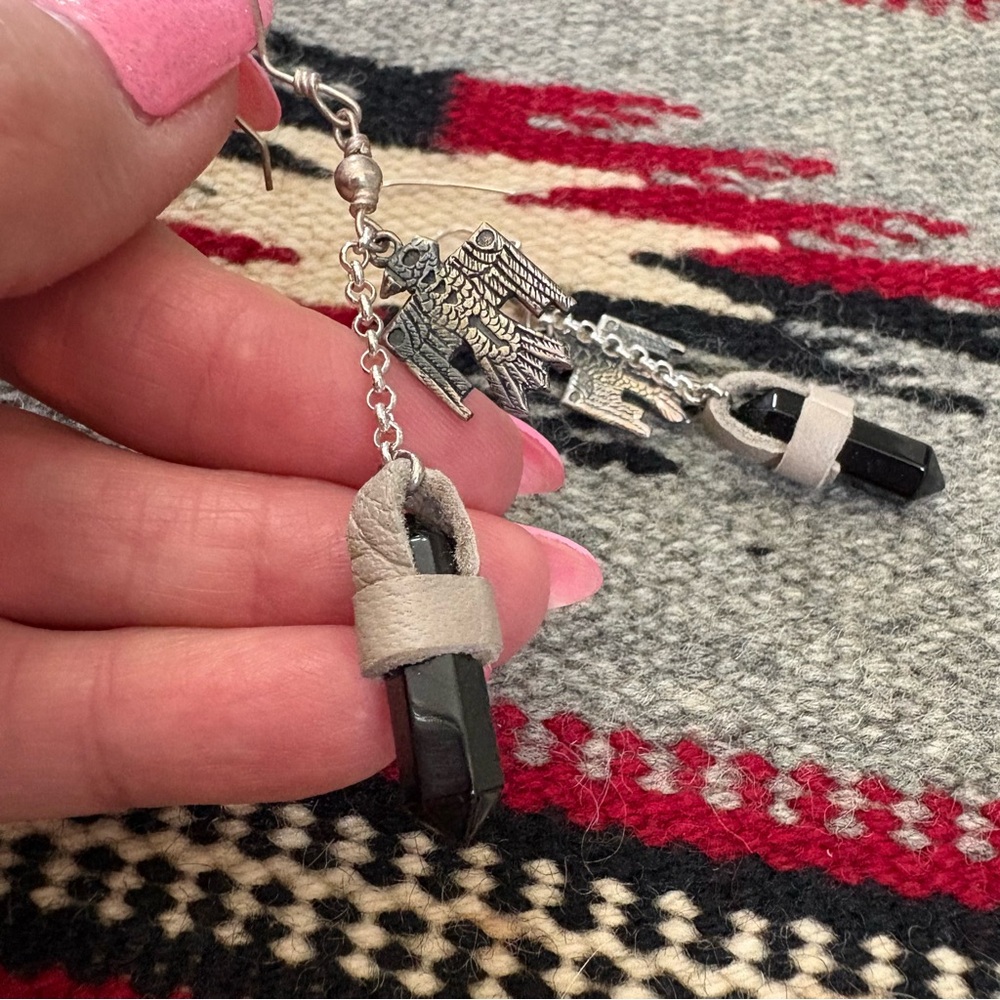 Spell And The Gypsy UFT Thunderbird Earrings Rare Early Spell - Picture 4 of 6